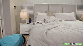 lovely teen blonde katie kush slides her slick nuru body all over victor ray