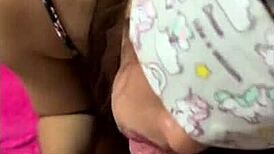 arab housewife bends over for saeed worker's monster cock creampie while hanging laundry