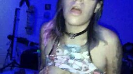 Freaky Latina Putita Rides Cock in Tasty Thong Skirt