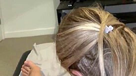 stepson sneaks in for hot 69 fun 😍 mutual bedroom bliss!