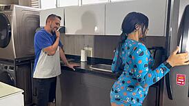 Mia Montiel Seduces Plumber Pajamas Rides Deep Cunnilingus Creampie