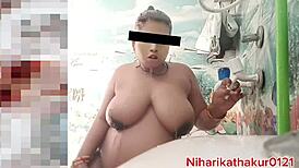 im bathin n fuckin my wet pussy in bathroom you guess