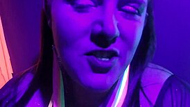 hotwife thrills alone at swing club fucks single then husband emotional rush