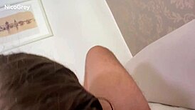 skinny blonde teen auditions with pov blowjob and rimjob