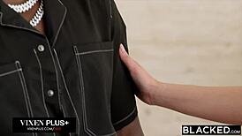 Blacked blondes Savvy Suxx and Dakota Lyn ride Mannie's huge BBC turns