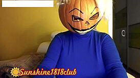 happy halloween pervs!! my big boobs pumpkin cam 10/31