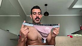 what if this big ass slut's thong try-on flashes way more than just underwear teasing?