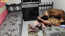 Teaching her to take my husband's cock in front of me