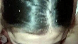 Korean Caring MILF in Bed Gives Amazing Handjob Blowjob Until Cum in Mouth!