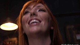 Huge Tits Slave Spreads Ass Wide for Brutal Anal Pounding