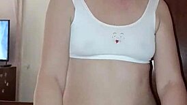 Korean Caring MILF in Bed Gives Amazing Handjob Blowjob Until Cum in Mouth!