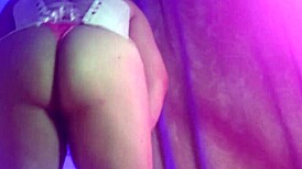 Bar Waitress Gives Pussy for Cash in Hidden Room Petite Latina Deal