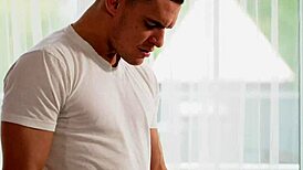 hot asian in sexy fishnet bodysuit gets her pussy licked from behind doggystyle by interracial dane jones lover