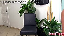 julia steinkopf grind your sexy tranny ass down on that big dildo now