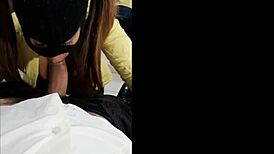 Boss can't quit my ass now that he doggy-fucked it raw