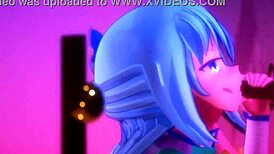 konosuba aqua sucks gloryhole cocks