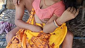 desi bhabhi spreads legs wide for deep pounding of her huge bouncy boobs