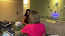 Horny Wife Masturbates Watching Hubby Bang Another Chick