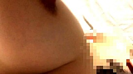 our wet shaved wife's closeup creampie from today's homemade fuck