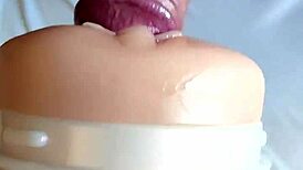 Daddy fingers tight pussy then fucks close-up with dirty talk