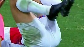 sexy colombian soccer babes peruvian style tease in tight sport uniforms