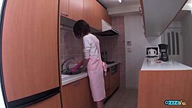 she loves getting fucked hard doggystyle at home by older guy