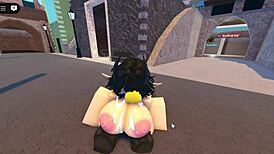 Emma Takes Rough Gangbang from 3 Guys on Whorblox Street