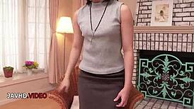 Naughty JAV Ameri Koshikawa Seduces with Blowjob Before Hard Pussy Fuck