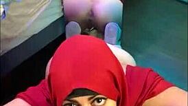 Homemade Sexy Arab Housewife Mia Niqab Lingerie Feet Close-Up Compilation Four