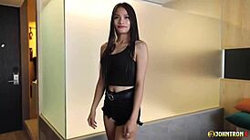 you want this young asian teen's tight ass creampie pov petite skinny anal cowgirl?