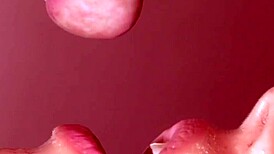cheating wife sneaks close-up blowjob and swallows hubby's hot cum load in secret part 01