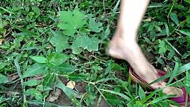 Friend's Aunt Fucked Publicly Under Open Sky on Farm