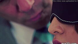 sara luvv rides steven st croix in blindfolded caribbean heat