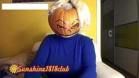 happy halloween pervs!! my big boobs pumpkin cam 10/31