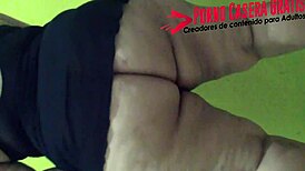 Step back and see this mature latina bbw with huge ass dancing naked, no underwear needed.