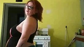 Milf's Big Tits and Ass Drenched in Thick Cum After Rough Squirting Fuck