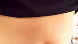 i pause to worship her sexy latina belly fetish style