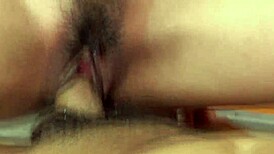 Japanese babe rubs clit then gets hard fucked after golf