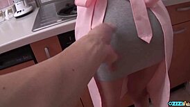 she loves getting fucked hard doggystyle at home by older guy