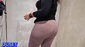 Boss Catches Busty Latina Employee and Pounds Her Bareback Ass