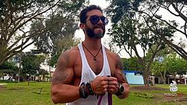 i can't stop riding this colombian milf's huge tits in yoga