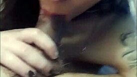 erika's natural tits suck cock 😍 trans oral fun!