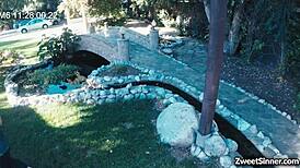 Ella Nova spreads pussy drilled rough by neighbor Nathan Bronson