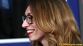 euro cfnm babes edge and wank throbbing cocks in humiliating femdom group handjob session