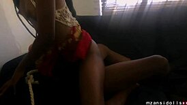 suggestive fmm threesome pits small cock against huge one tearing teen pussy