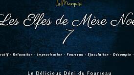 French femdom elves deliver noël 7 denial sheath!