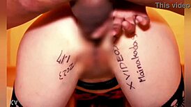 shy glasses housewife with shaved pussy debuts in creampie homemade