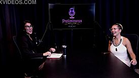 Barbara Sol's First Show Succeeds but She Hates Inversion Fetish in Sheer Red Lingerie