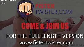 Laura And Cayla Intense Fisting Gape