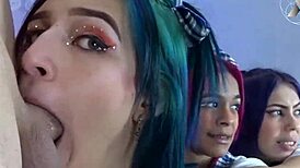 these latinas go super ruthless deepthroating cocks sloppy face fucking leaving throats wrecked and drooling 😈💦 total domination